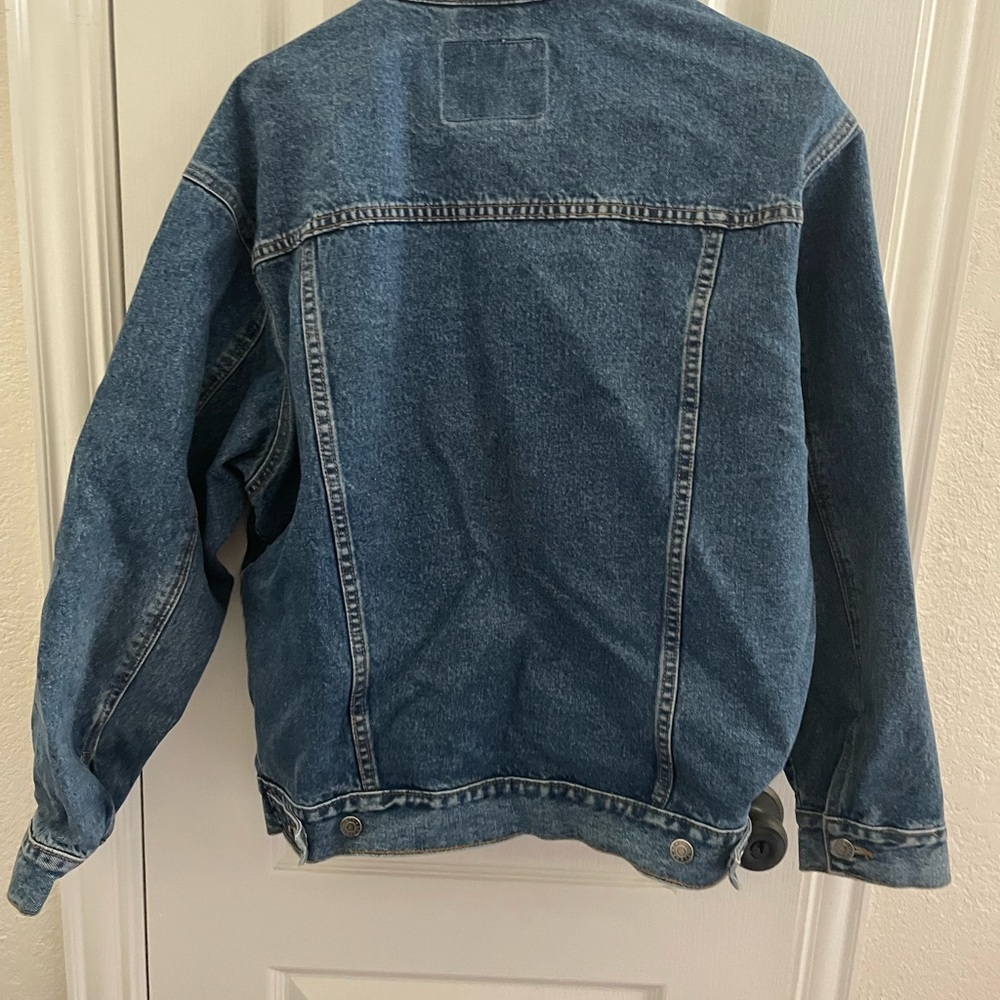 Vintage County Seat Denim Jacket sz M - Picture 3 of 3